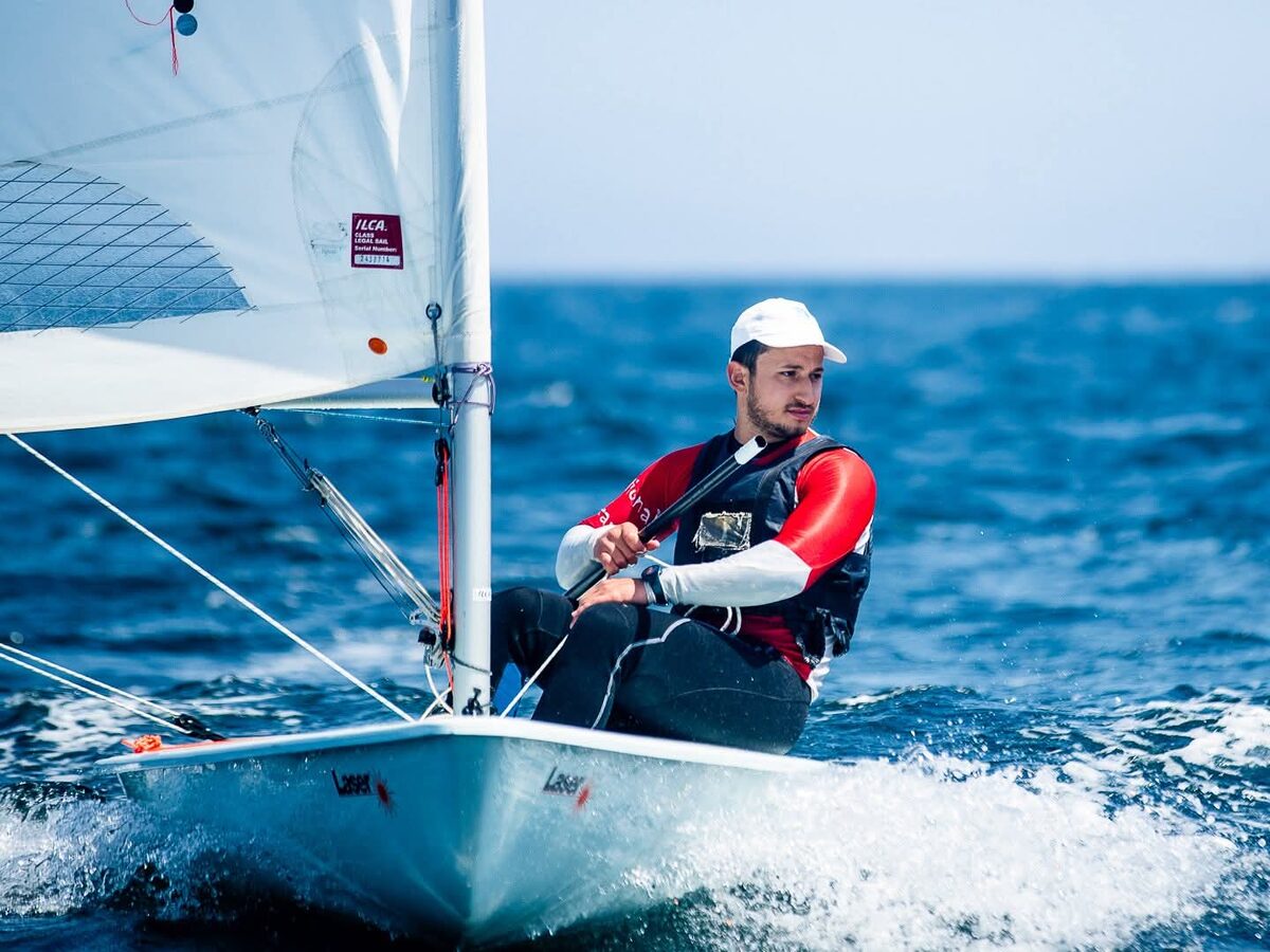 Bechir Dardouri racing sailboat